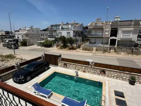 4 In 1 Voll Möblierte Freistehende Villa Mit Pool In Didim Efeler